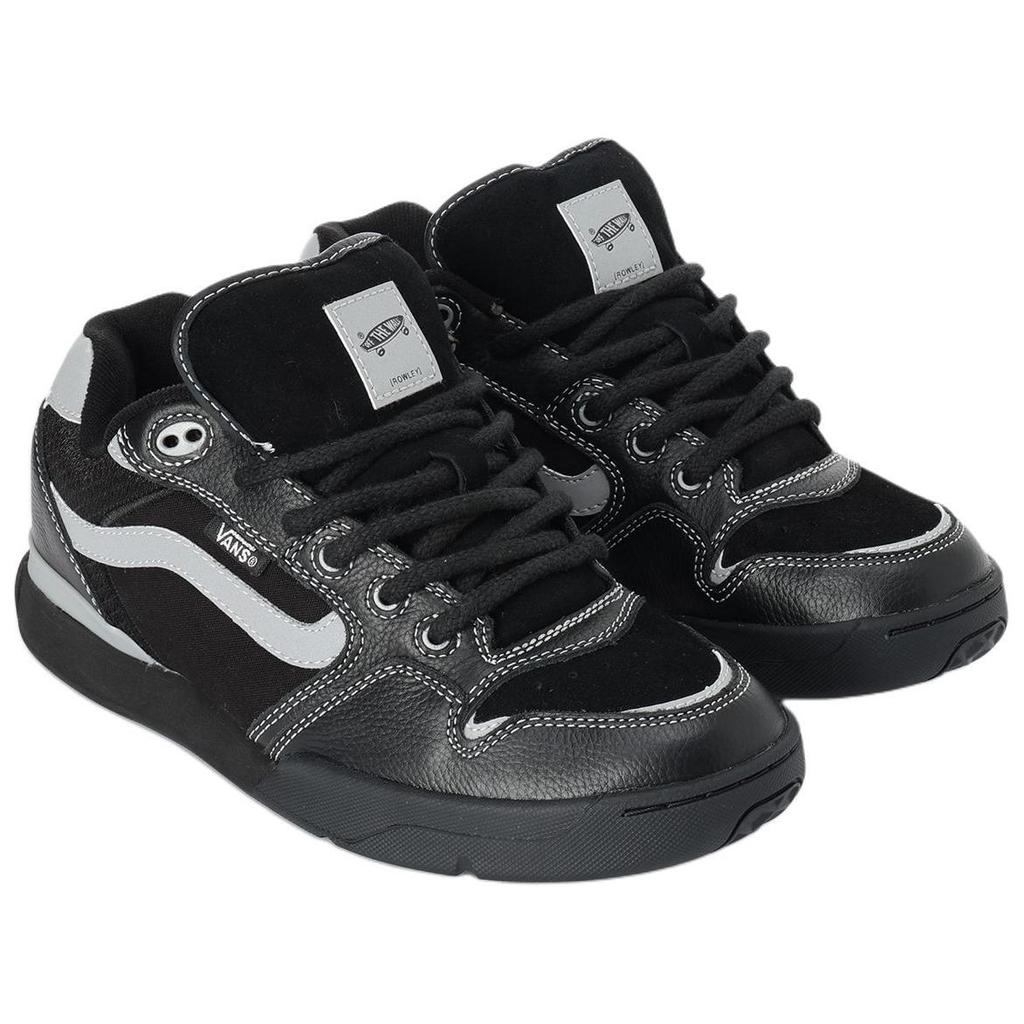 Vans Worksout X  Rowley XLT Comfortable Versatile Thin Sole Durable Low Top Skate Shoes Unisex Sneakers Black VN000MYEQ9A