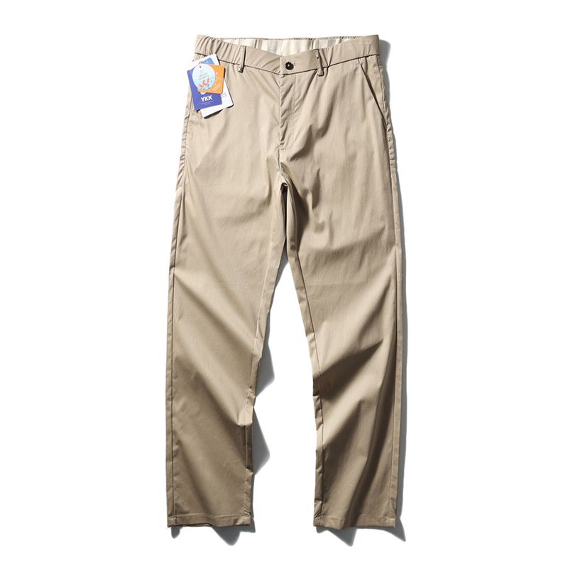 UPF50 Ice Silk Drape Sun Protection Pants Men s Summer Thin Straight-leg Casual Pants Export Export Stretch Pants Khaki XL