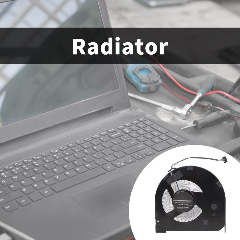 High Performances Laptop CPU Fan Metal Cooling System Low Noise Stable Operation For P15V 5V Replacement Part