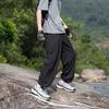 SWAMP AREA Outdoor Lightweight Quick-Dry Hiking Pants for Men, Spring And Summer Waterproof Straight-Leg Cargo Pants WS098 Matte Black XL