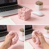 1/2Pcs Pink Cheese Squeeze Toy Stress Relief Yellow Cheese Block Fidget Toy Relaxation Fake Cheese Cube Sensory Toy