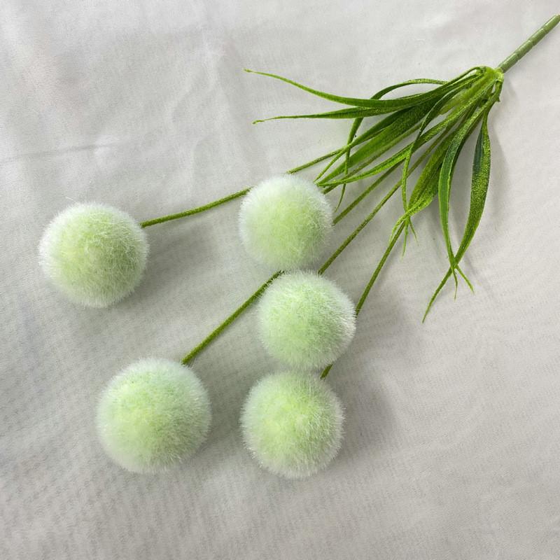 5 Artificial Flocked Ball For Wedding Decor And Home Styling