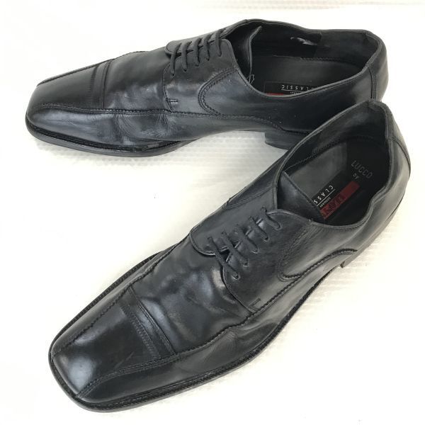 

Lloyd Leather Swirl Moc Dress Shoes Black Size 43 9F 27.5cm Made in Germany
