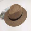 Paper Straw Big Flat Brim Top Hat In the Elderly Summer Sun Protection Hat Panama Straw Hat Men's Summer Men's Hat