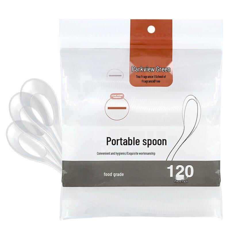 Fangcaodi Disposable Plastic Spoons
