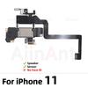 AiinAnt Phone Top Proximity Sensor Sound Ear Earpiece Speaker Flex Cable For iPhone 11 12 Pro X Xr Xs Max Sapre Phone Parts