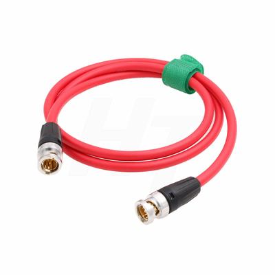 HT 4K 60p 12G SDI Video Coaxial Cable Red for ARRI Alexa RED Komodo Sony FX9 Camera BMD Atomos Ninja SmallHD Monitor 75 Ohm BNC To BNC 60cm