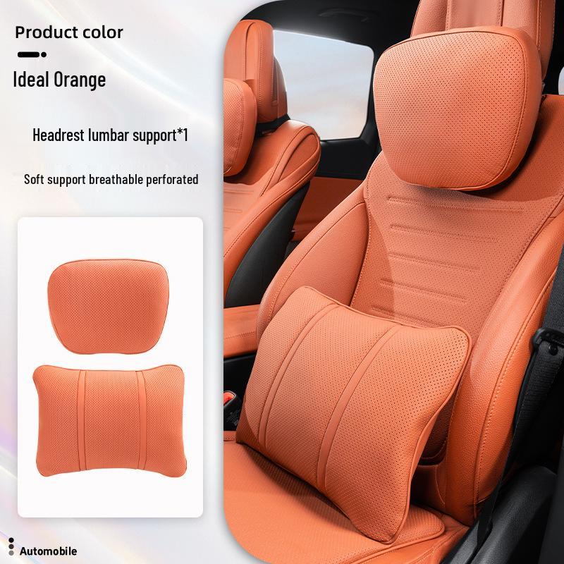 Luxurious Breathable Neck and Lumbar Seat Cushion Set for Maybach