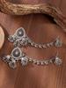 Bohemian Rhinestone Tassel Wind Chime Earrings Set