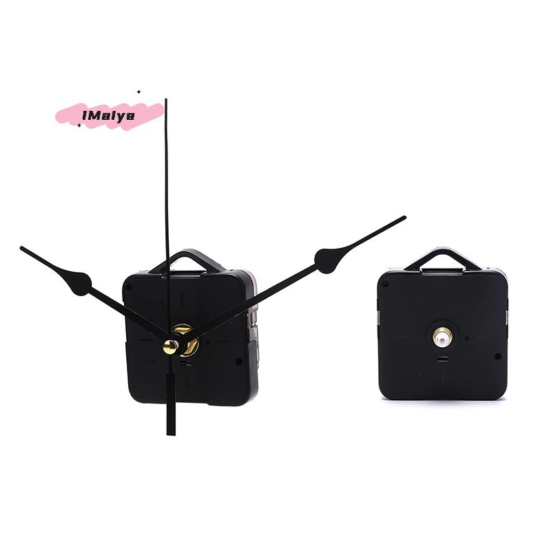 M-Quartz Clock Movement Mechanism Hands Wall Repair Tool Parts Silent Kit Set DIY White Pointer 1 Set Silent Wall Clock