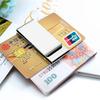 Silver Money Clip Mens Stainless Steel Cash Holder Male Mini Purse Metal Bill Clamp Slim Pocket ID Credit Card Folder