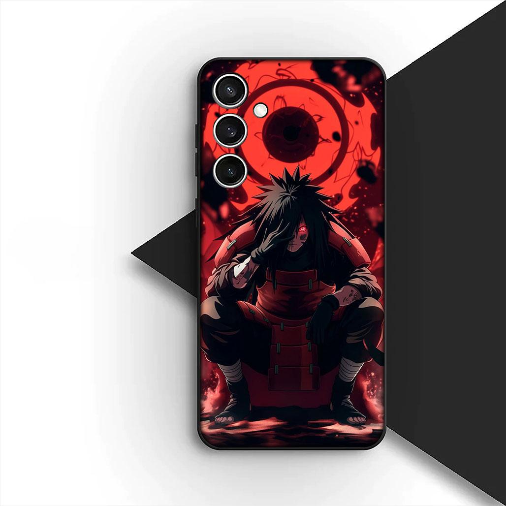 

Uchiha Madaras Narutos Sasuke Silicone Cover for Apple iPhone 17 12 13 Pro Max Mini ProMax 7 + 8 Plus Air 8+ Coque Phone Case iPhone 8 Plus
