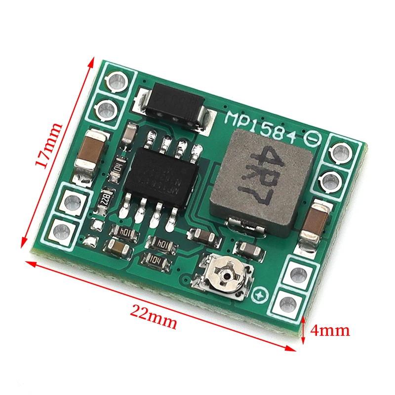 DC-DC Step Down Module 3A Voltage Regulator MP1584 Compact Design for Efficient Power Conversion