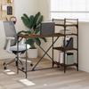 VidaXL Computer Desk with Shelves, Writing Table with Storage, Computer Table, Living Room Furniture, 836217.