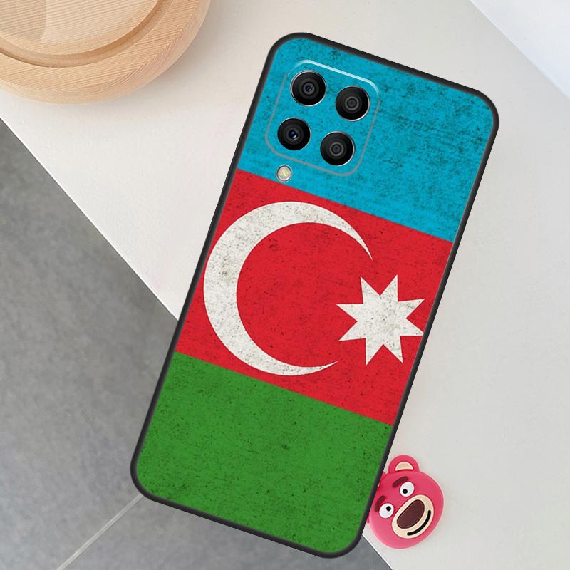 Azerbaijan Flag Case For Samsung Galaxy M55 M15 M12 M13 M14 M54 M23 M16 M11 M21 M31 M20 M34 M52 M32 M36 M56