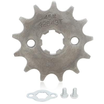 13T 17mm Stahl-Motorrad-Vorderkettenrad als Ersatz für TaoTao 50cc?160cc chinesisches ATV Quad