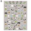 Niedlichen Panda Blatt Design Nagel Aufkleber Dekorative Paste Leicht Selbst-Adhesive DIY Papier Nail art Aufkleber Nagel