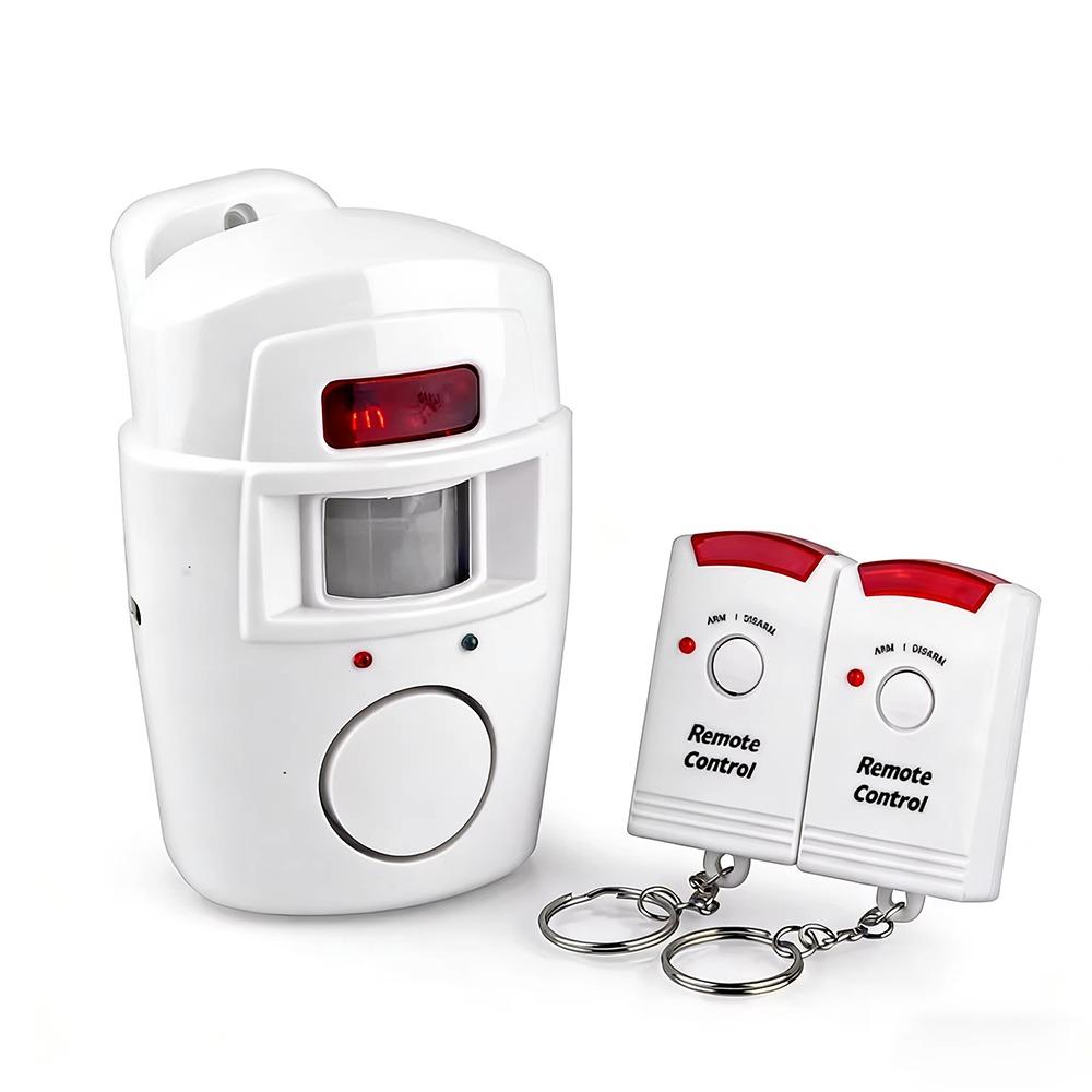 Infrared Sensor Wireless Motion Sensor Alarm 2 Remote Controls PIR Alarm System  Outdoor Use 6 V