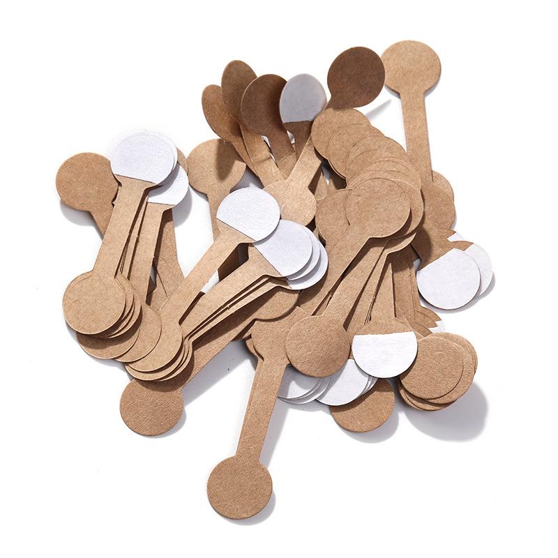 100 шт. Бумажные бирки для ювелирных изделий | для колец, ожерелий, браслетов и брелоков, этикетки для демонстрации, упаковки и ценников