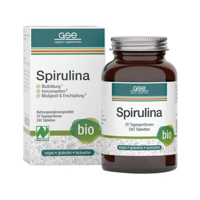 Pure Organic Spirulina 240 Tablets