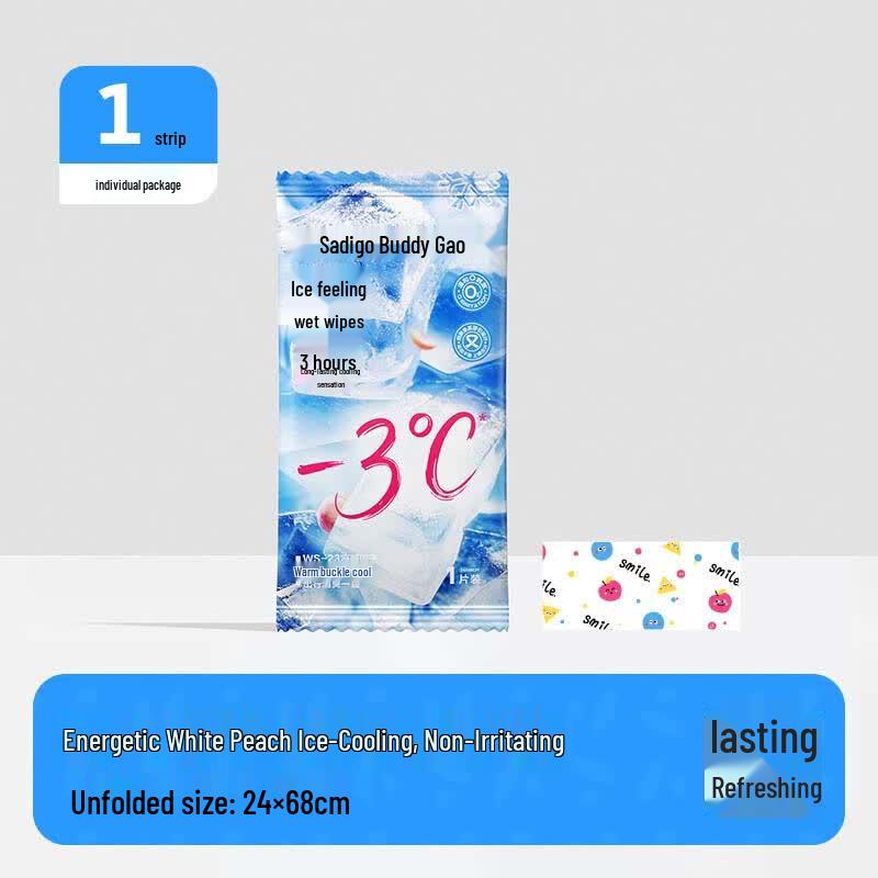 BADIGAO Cooling Ice-Feel Portable Wet Wipes