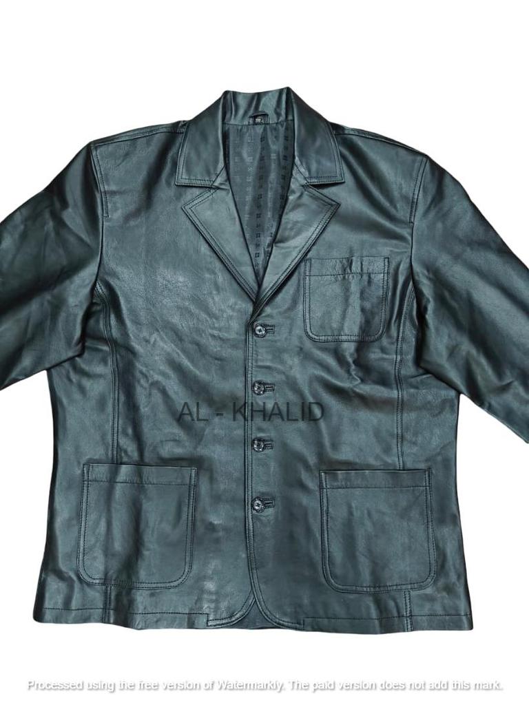 AL KHALID Real Soft New Men's Blazer Blazer 100% Real Lambskin Slim Fit Coat Blazer
