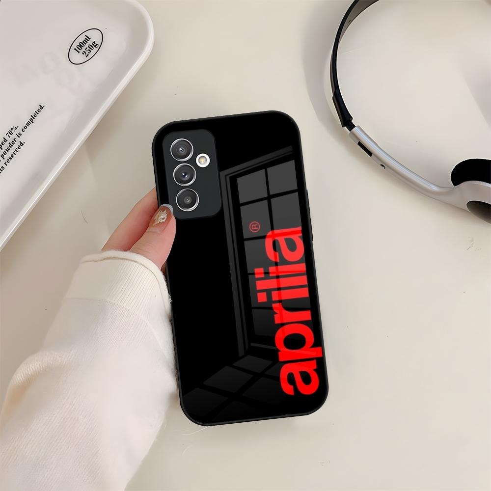 Cool A-Aprilias Racing Phone Case Glass For Samsung S24 S26 S23 S20 S25 S21 S22 Ultra Fe Plus A05 A06 A16 A26 A36 A56 Coque