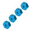 4pcs 110 RC Wheel Hex Hubs Nut 14mm Aluminum Wheel Hex Drive Hub for AMMRA Big Rock for Typhon for