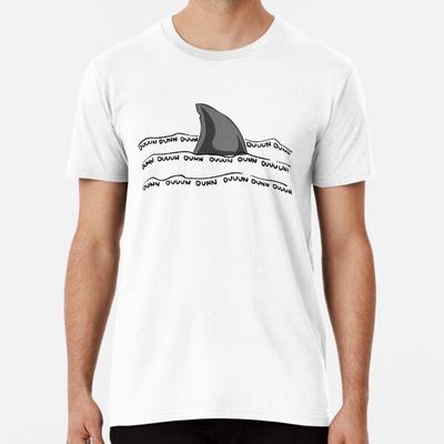 Der Weiße Hai Lustiges Hai Melodie Motiv T-Shirt S-5XL Bestes T-Shirt
