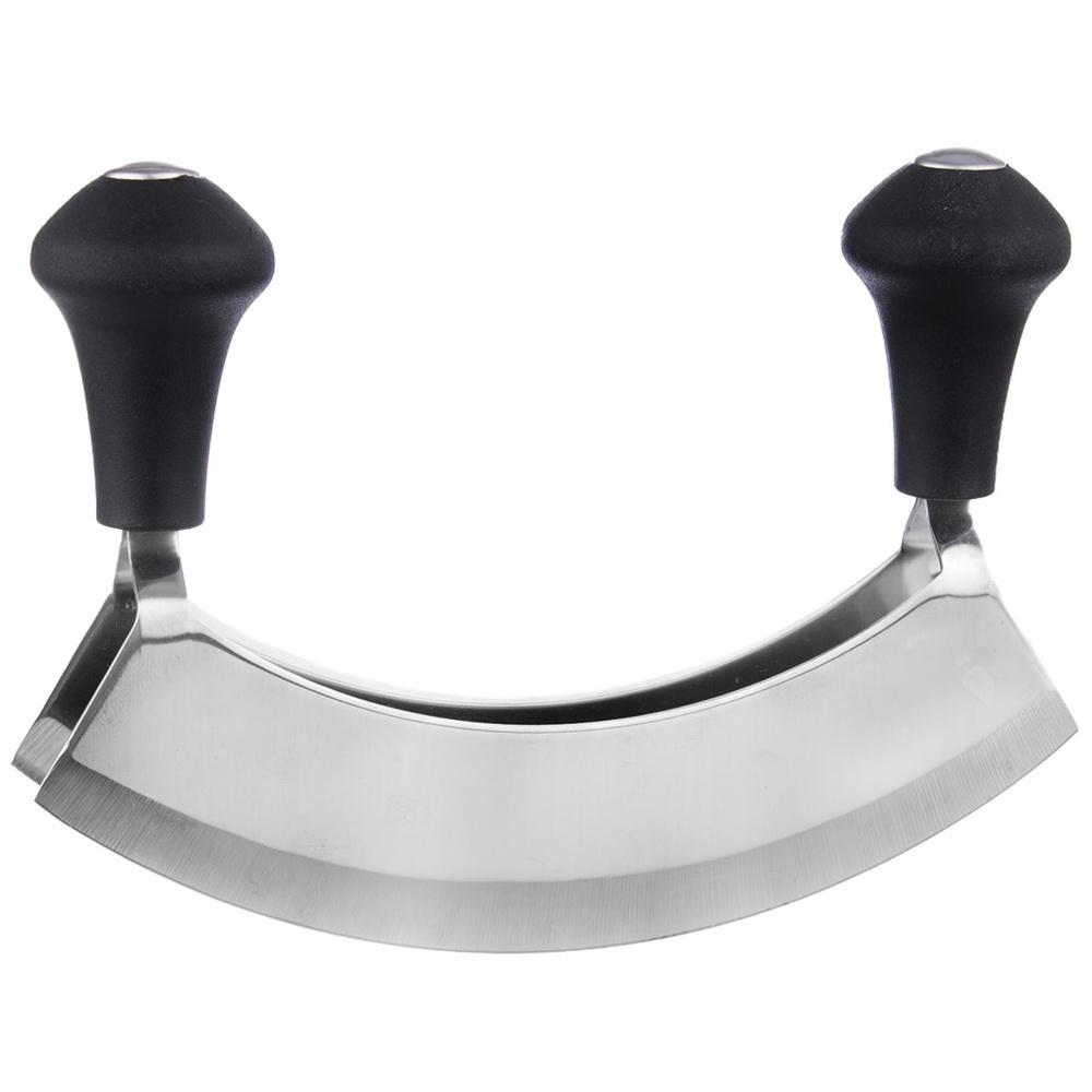 Chopper Knife for Herbs, Vegetables, Nuts, Chopping with Double Blade Rocker