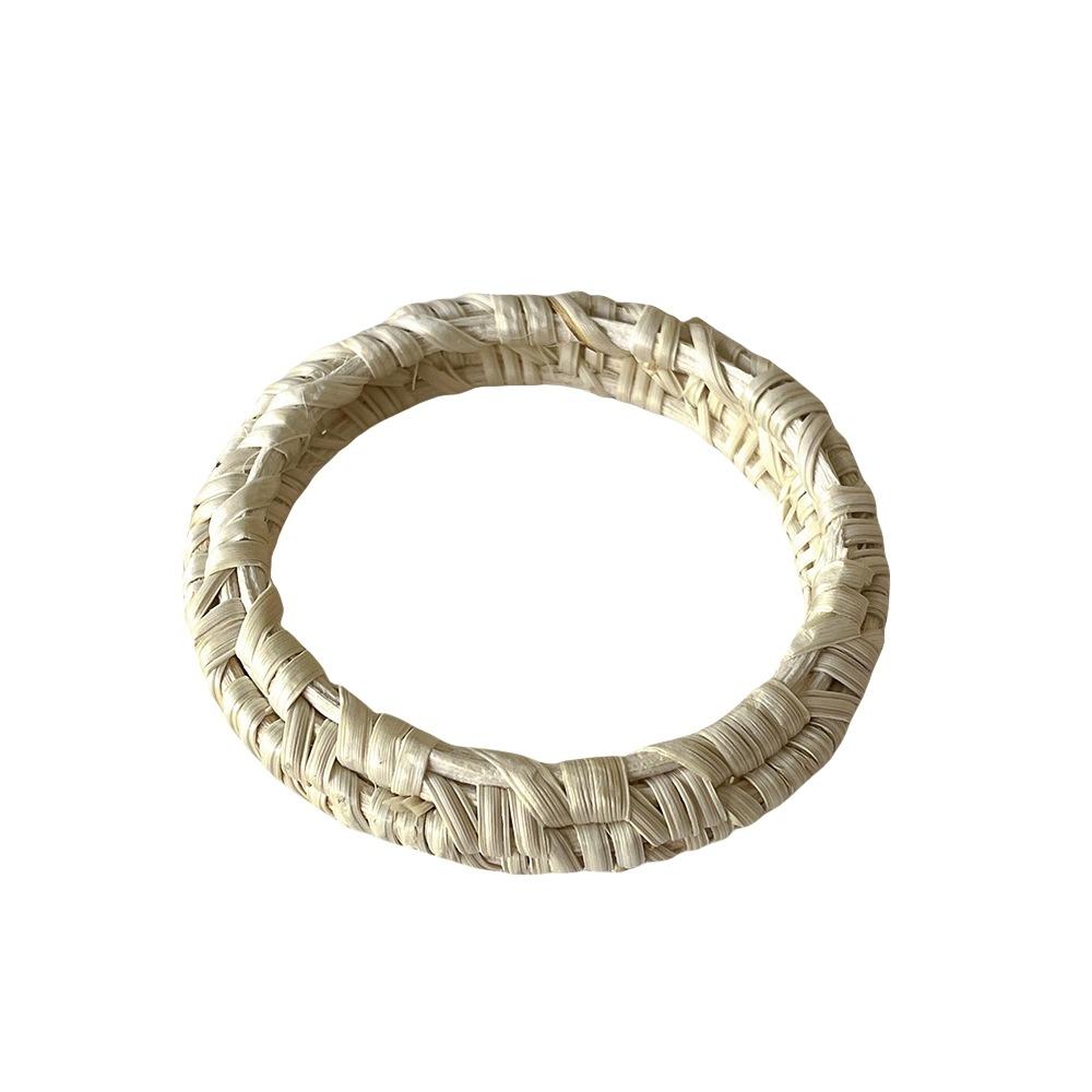 Simple Rattan Woven Bracelet Classic Bohemian Braided Bracelet Creative Ethnic Style Bangle  Beach