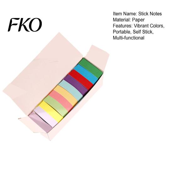 Small Stick Notes 11 Pcs Notes, 1.5x1.5in Vibrant Colors Self-Stick Pads, 100 Compact Sheets/Pad Memo Pads for Study Daily Organization, School