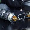 Outdoor Stove Camping Gas Converter Adapter with Fixed Bracket Camping Gas Stove Conversion Head Furnaces Converter