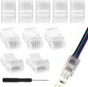 5-Pin RGBW LED-Streifen Lötloser Klipp-Board für 10/12mm Streifen, Keine Dunklen Stellen, Packung mit 10 Stück