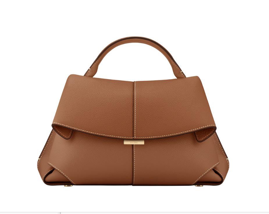 Mokki French Niche Retro Genuine Leather One-Shoulder Crossbody Bag