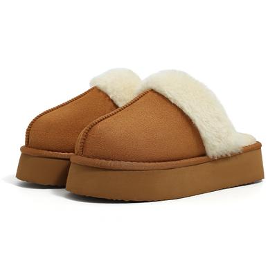 Fashion Kidmi Warm Fluffy Women Slippers Classic Brand Fuzzy House Slippers Indoor Soft Memory Foam Slippers Outdoor Antiskid Slippers