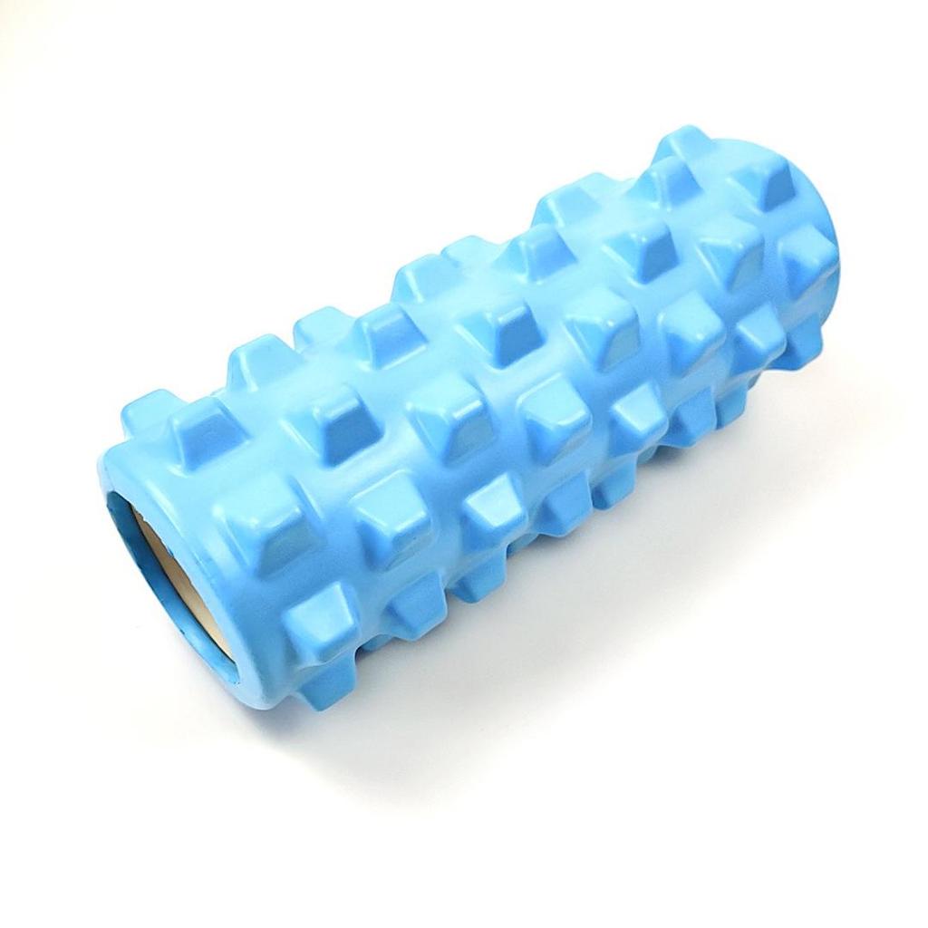 33cm EVA Foam Roller - Hollow, Solid Wolf Tooth Design for Muscle Relaxation and Yoga Fitness.
