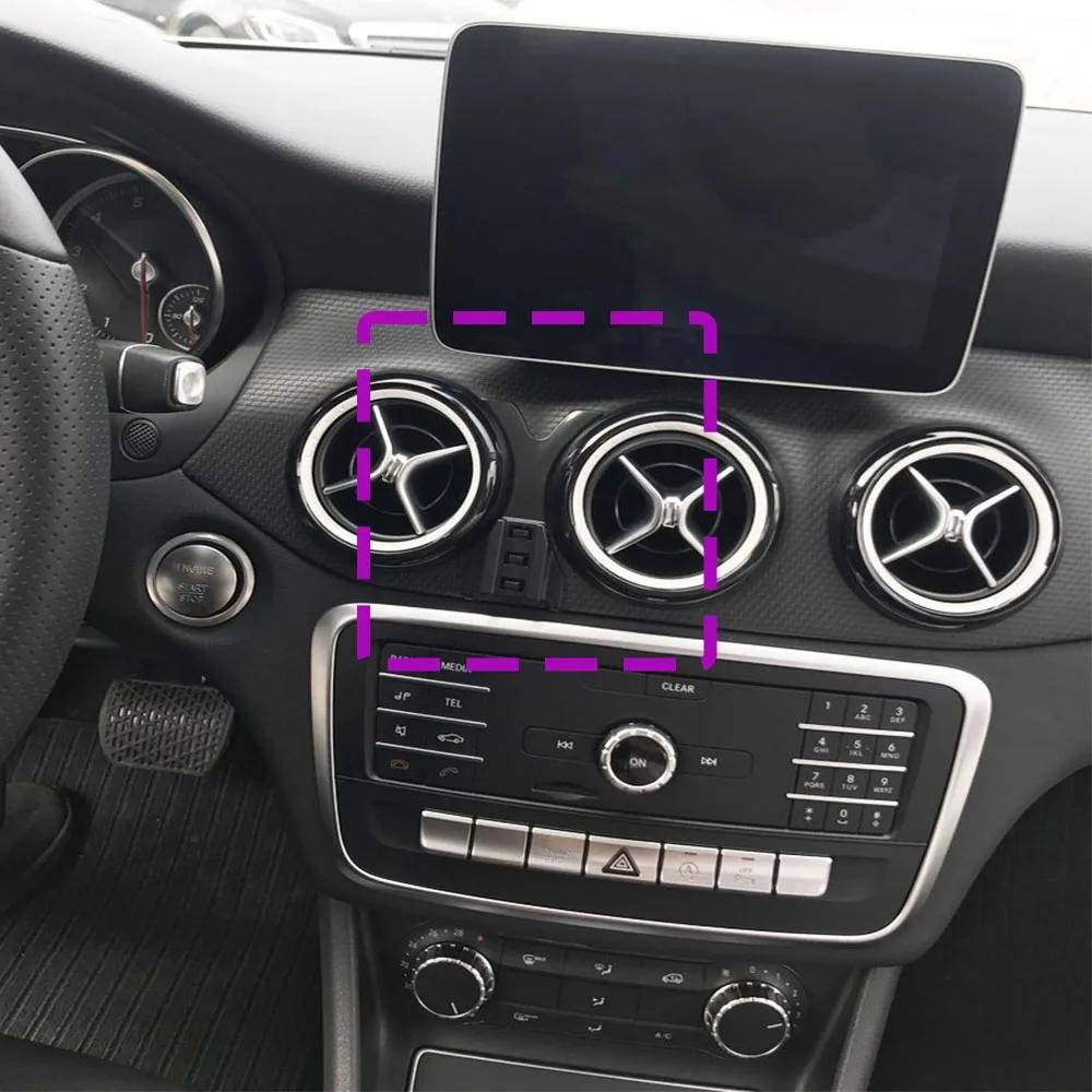 Per Mercedes Benz GLA X156 2015 -2019 CLA 2013-2019 C117 Porta Telefono Supporto Auto Staffa Fissa Speciale Base Ricarica Wireless IZ9