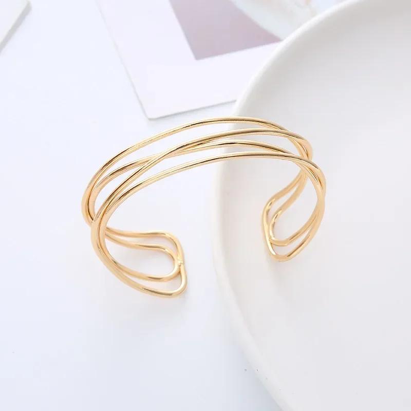 Acier Inoxydable Réglable Nouveau Design Plaqué Or Bracelet Möbius Cadeaux de Luxe pour Femmes Bracelet pour Femmes Cadeau Bijou