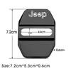4PCS Car Logo Car Styling Door Lock Cover For Jeep Wrangler Compass Renegade Commander Wrangler Patriot Liberty Auto Accessories AMU1