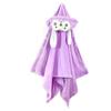 Toddler Baby Hooded Bath Towel Kids Bathrobe Super Soft Absorbent Bath Towel Blanket Cartoon Coral Fleece Kids Bathrobe Boy Girl
