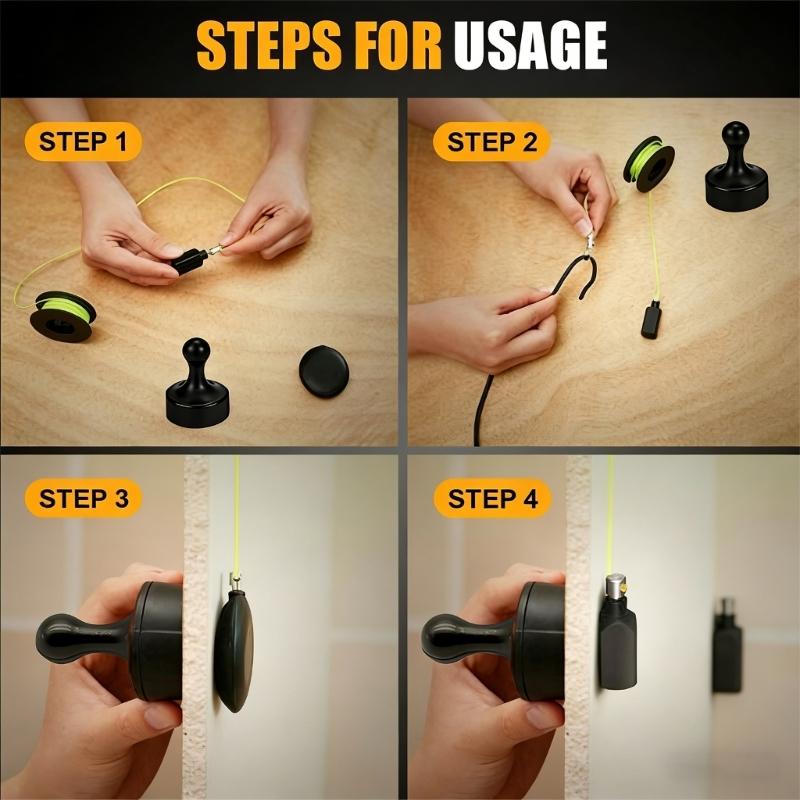 Strong ABS Magnetic Fishing Device For DIY Home Electrical And Data Projects