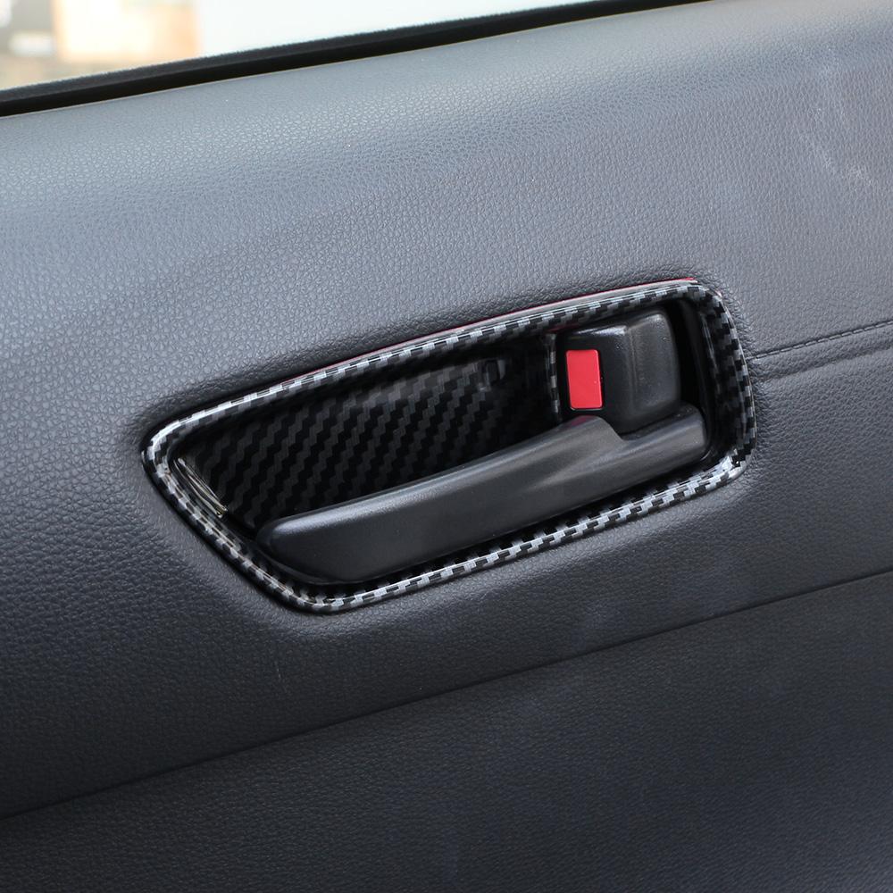 Car Door Handle Bowl Trim Frame Cover for Toyota Corolla Cross XG10 2021 2022 2023 2024 Inner Stickers 4Pcs Styling Accessories
