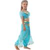 Dressy Daisy Toddler Girl Desert Princess Costume Cosplay Skirt Dress Blue Size 8-9 Years 130