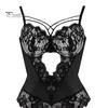 Sexy Lace Bodysuit Ultra-Thin See-Through No Pads or Underwire Elastic Material for Perfect Fit Ideal for Bedroom Daily Wear