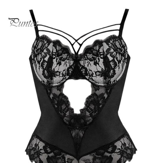 Sexy Lace Bodysuit Ultra-Thin See-Through No Pads or Underwire Elastic Material for Perfect Fit Ideal for Bedroom Daily Wear