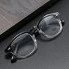 Fashion Reading Glasses for Women Men Unisex Vintage Oval Far Sight Prescription Eyewear Retro HD Lens Hyperopia 0 To +4.0