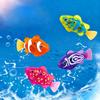 4 pièces Jouet poisson électrique interactif pour chat Lumière LED Robot nageur Jouet d'eau pour jeu intérieur Chats Chiens Animal de compagnie Jouets de bain pour bébé