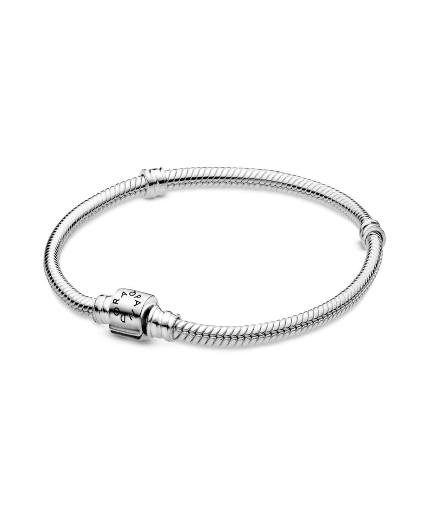 Pandora Moments Barrel Klassup Snake Chain Bracelet_594596C00