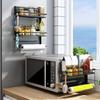 Wall Mounted Refrigerator Magnetic Shelf Large Capacity Space Saving Refrigerator Side Storage Rack Folding